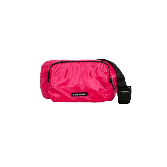 Steve Madden Packable Windbreaker Jacket Fanny Pack Pink M NWT 2-in-1 Travel - Picture 2 of 12